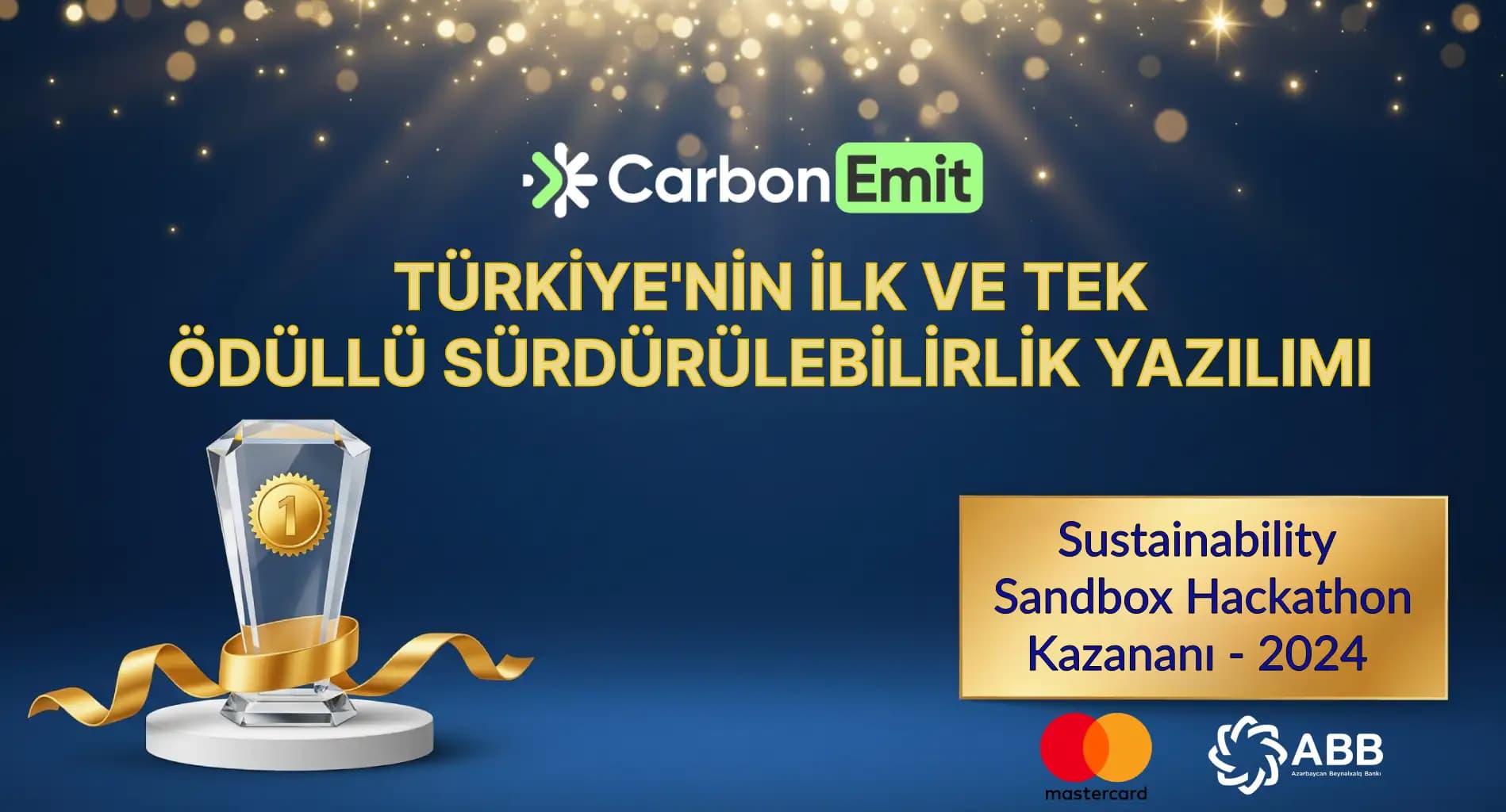 CarbonEmit Sustainability Sandbox Hackathon Birincisi Ödülü